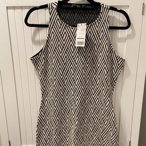NWT Mango Fitted Textured Dress